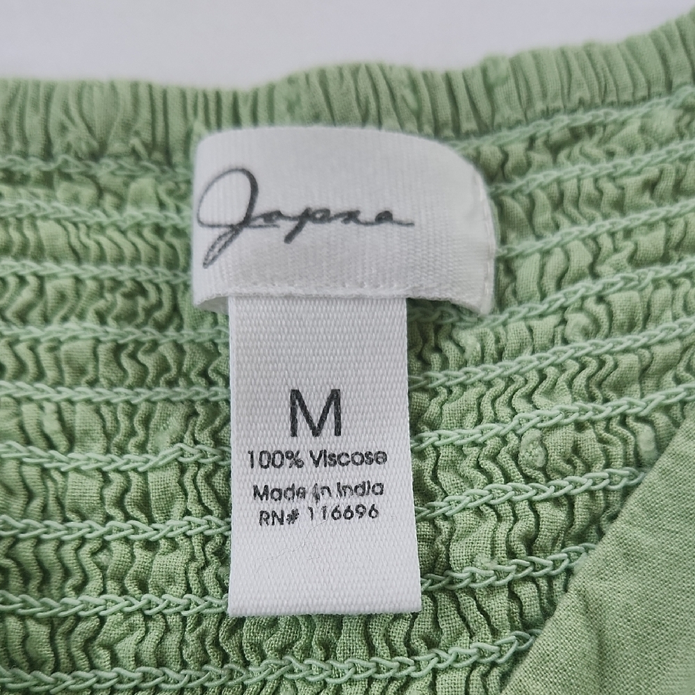 Green Ruffle Top - Picture 2 of 3